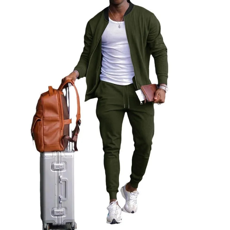 Conjunto super top para homens, duas peças