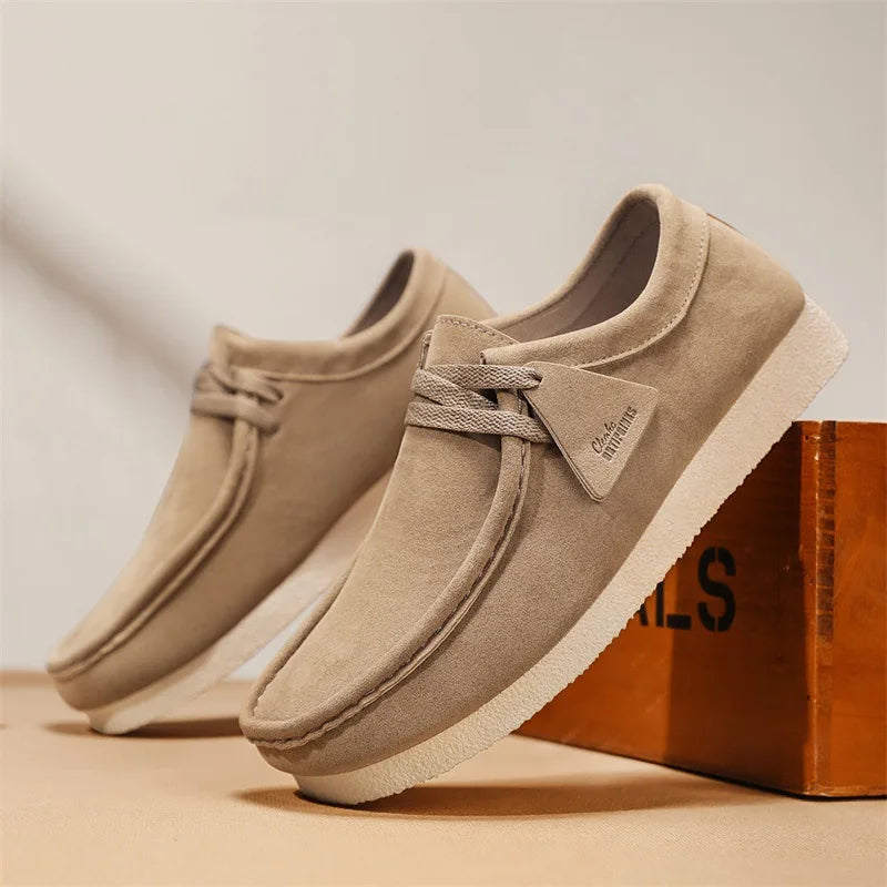 Sapatos casuais de uso diário, leves, antiderrapantes e com sola macia em malha respirável para homens