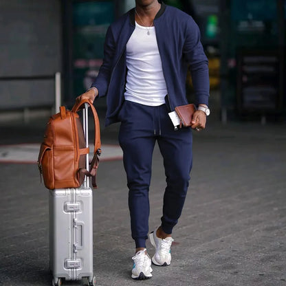 Conjunto super top para homens, duas peças