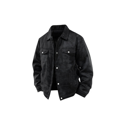 Men's Workwear Long Sleeved Shirt with Multiple Pockets, Suitable for Casual Workwear in Spring and Autumn