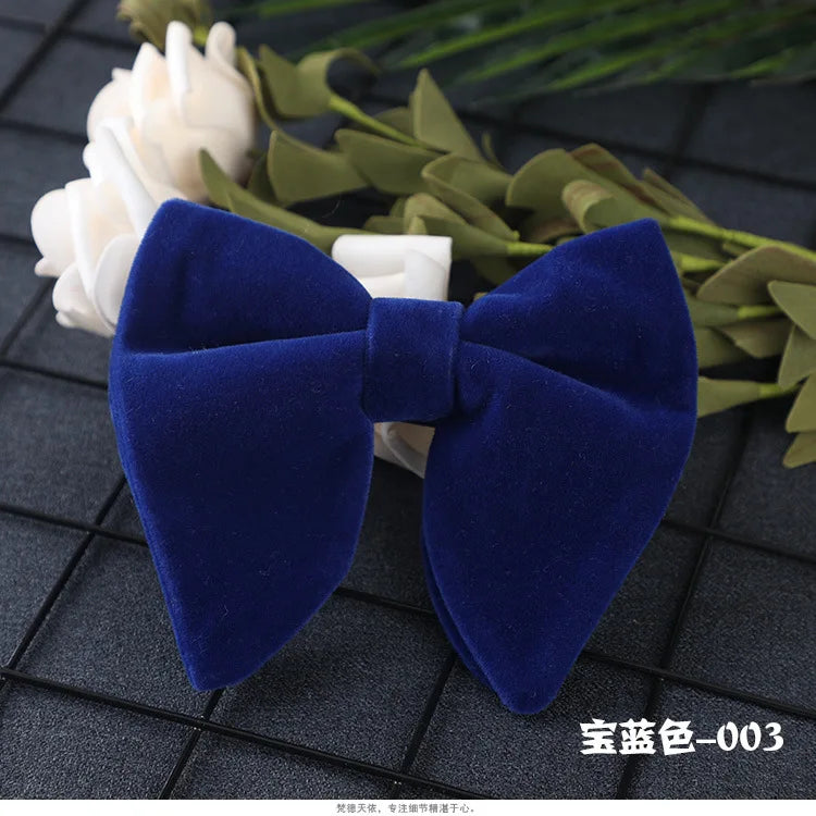 Nova chegada dos homens laços laços cor sólida gravata ajuste veludo gravata noivo/padrinhos/melhor homem/festa de casamento cravat ld1