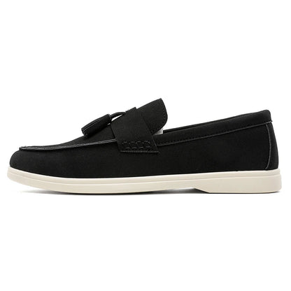 Sapatos masculinos casuais de couro de luxo para uso diário, com alta demanda no atacado.