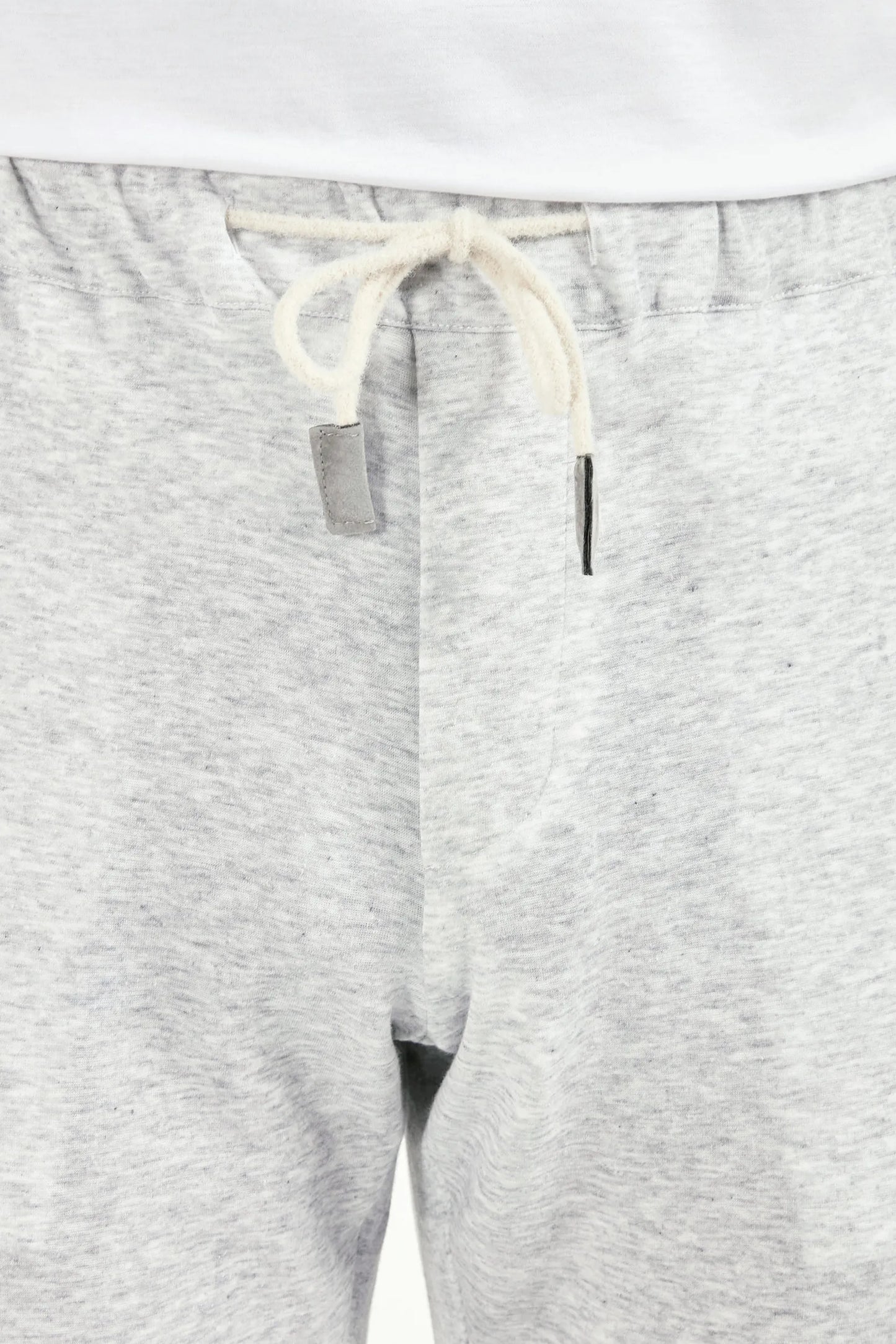 Light grey jersey jogger pants - Made in Italy