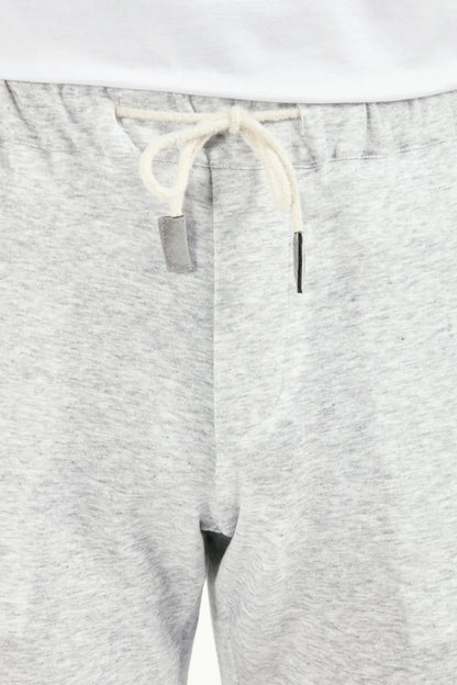 Light grey jersey jogger pants - Made in Italy