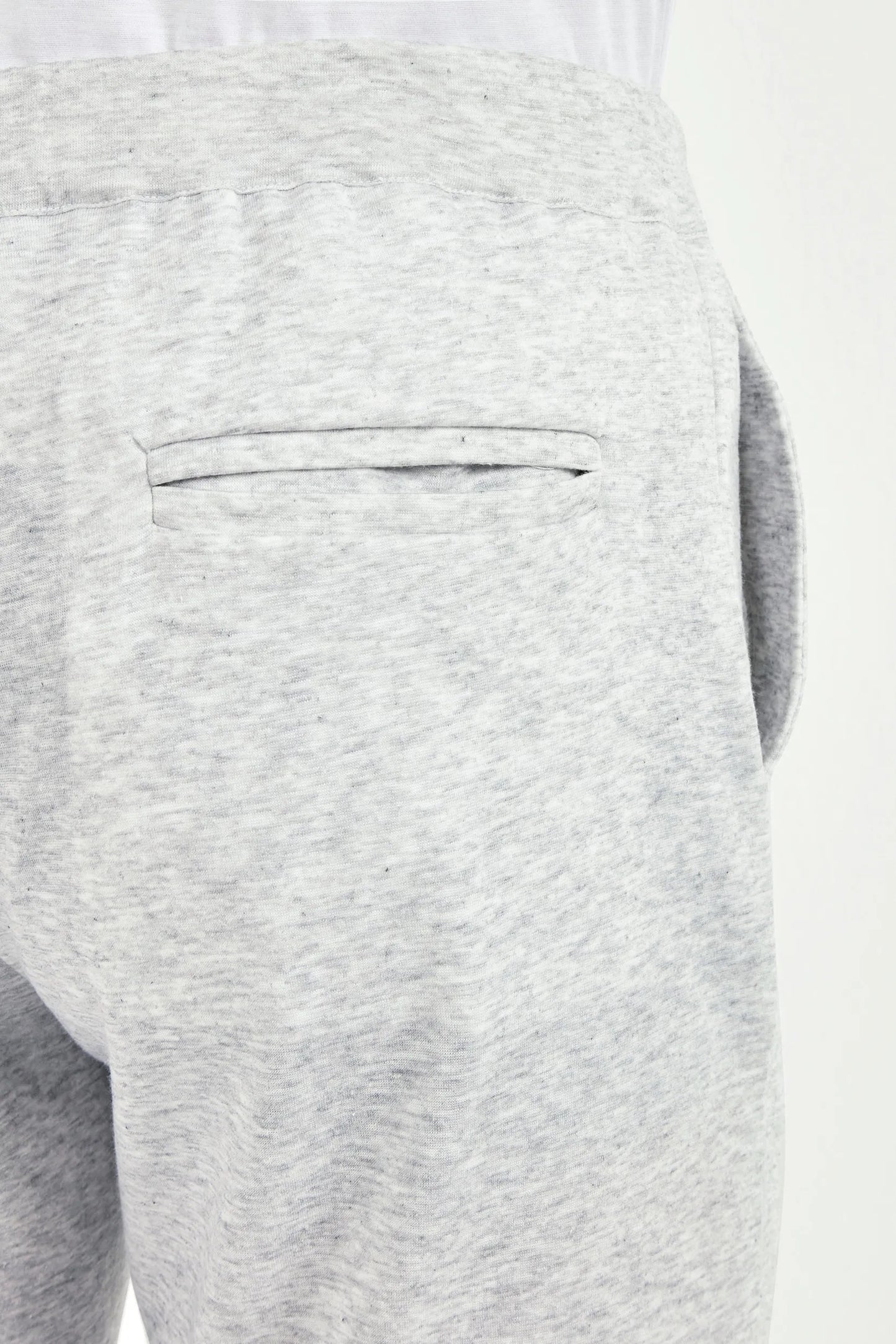 Light grey jersey jogger pants - Made in Italy