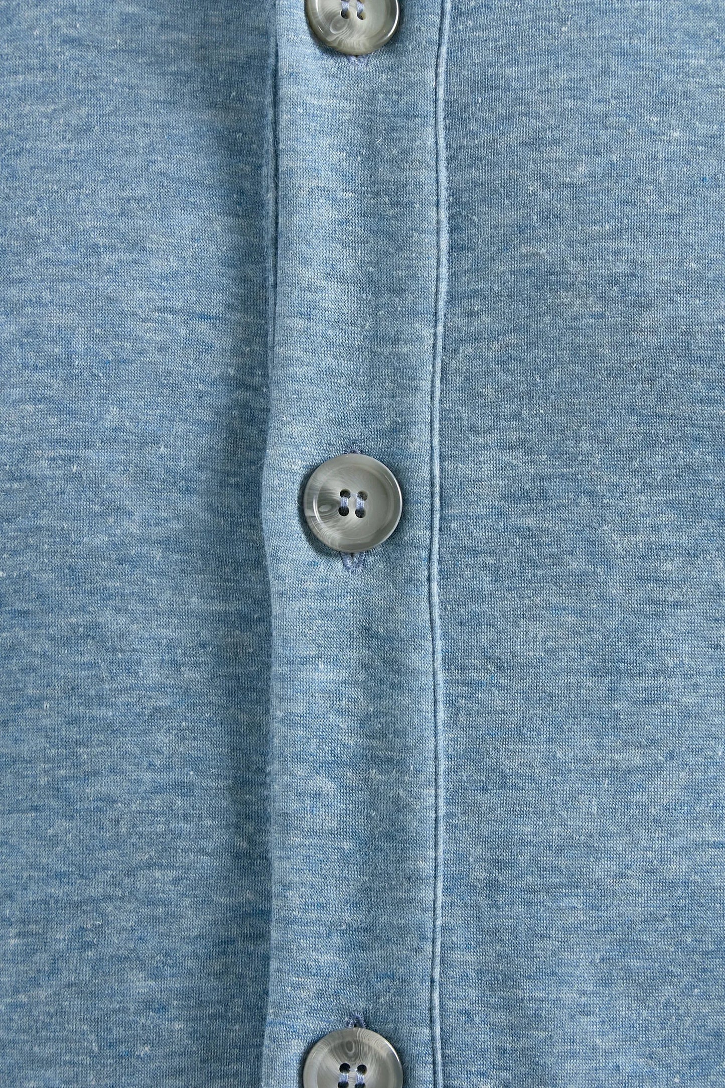 Ocean blue jersey cardigan - Made in Italy