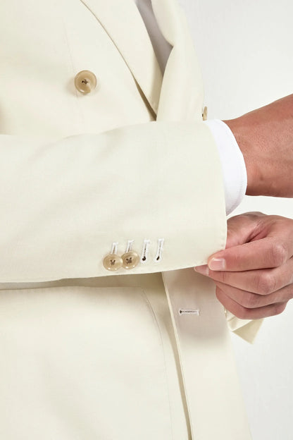 Off-white double breasted jacket - Made in Italy