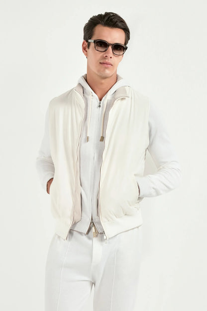 Off-white vest - Made in Italy