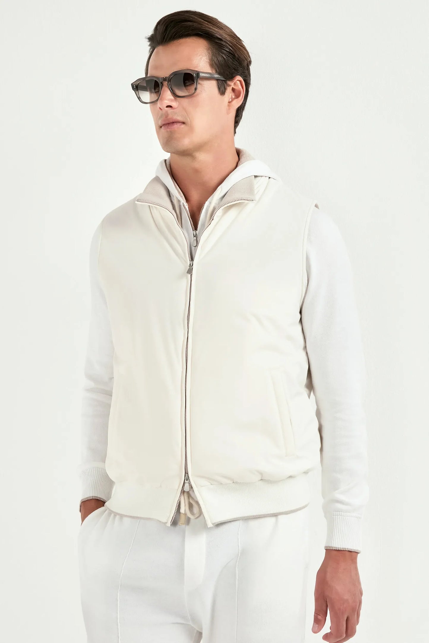 Off-white vest - Made in Italy