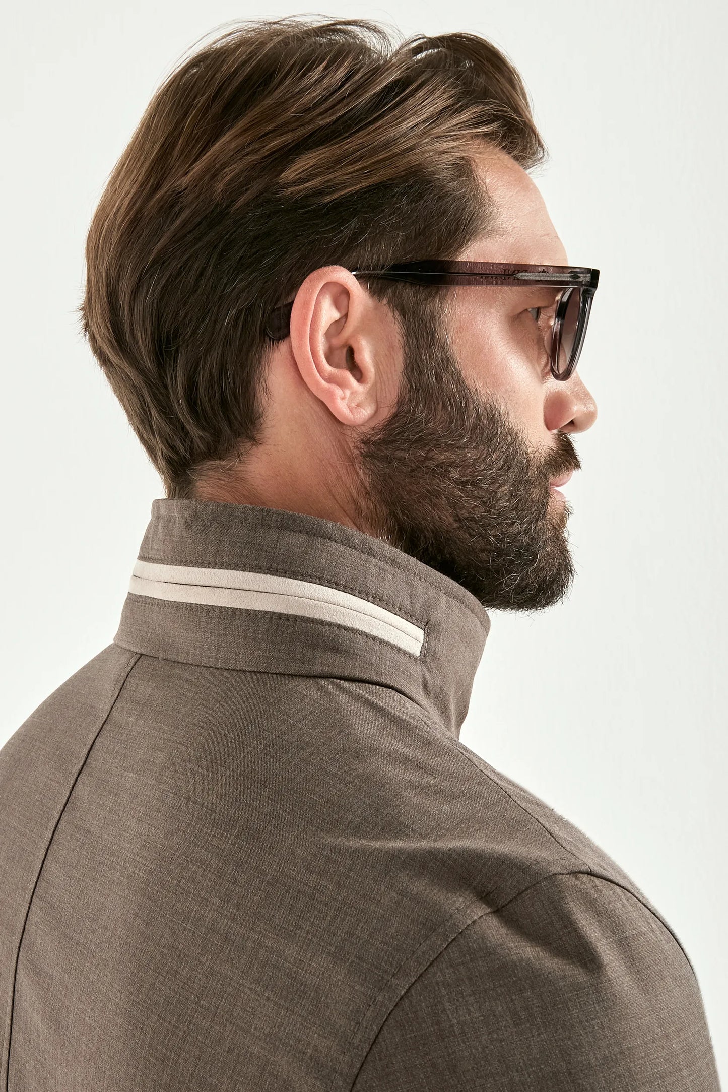 Tobacco field jacket - Made in Italy