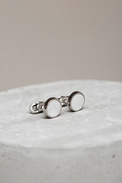 Mother of pearl cufflinks - Made in Italy