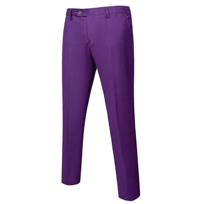 15 cores novo negócio casual terno calças dos homens sólido escritório formal calças dos homens estilo clássico terno calças compridas plus size