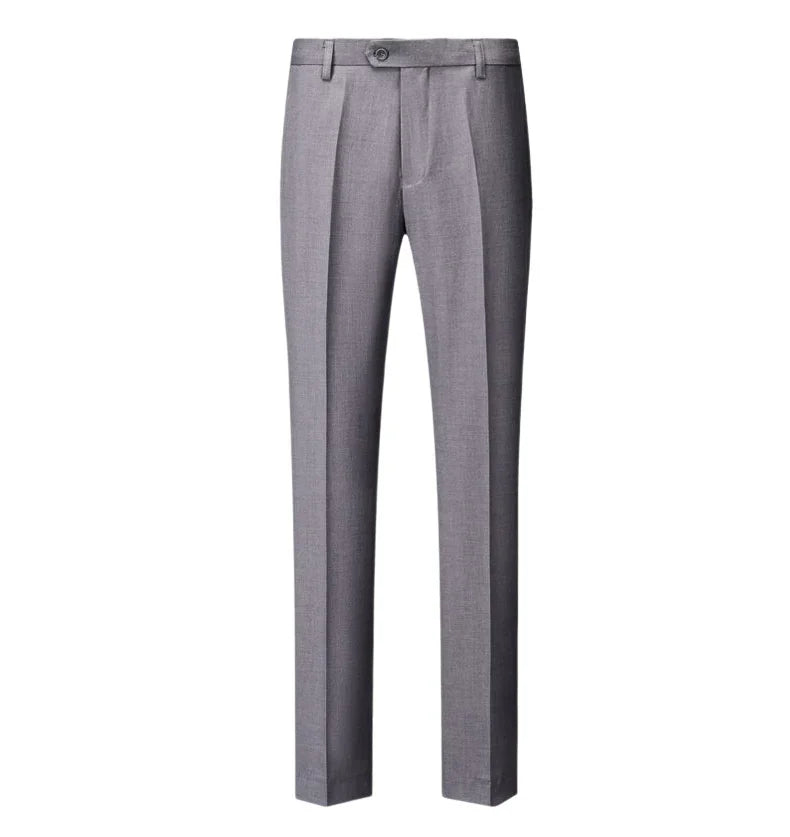 15 cores novo negócio casual terno calças dos homens sólido escritório formal calças dos homens estilo clássico terno calças compridas plus size