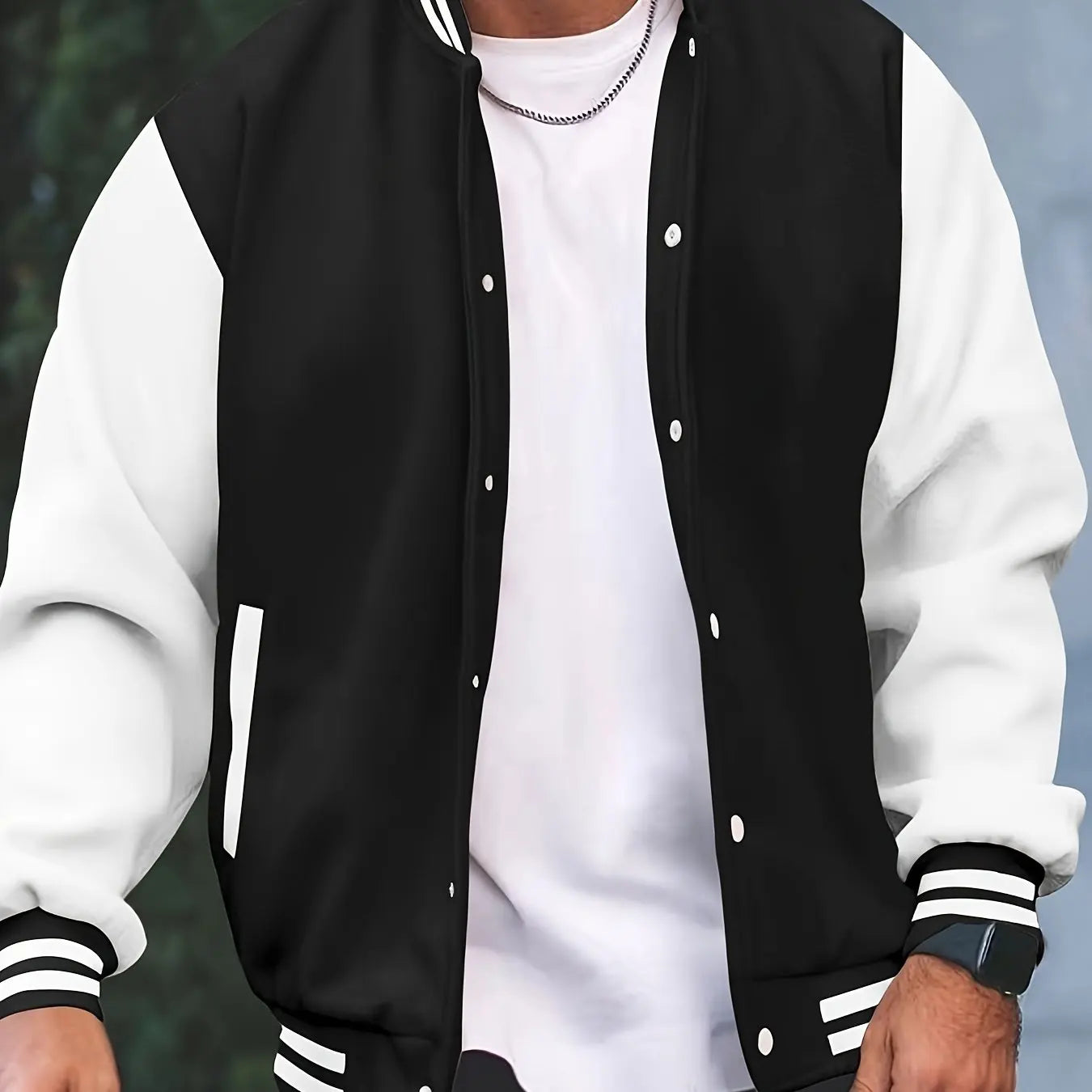 Jaqueta esportiva personalizada estilo coreano para homens, ideal para outono e inverno, com estampa de camisa de beisebol.