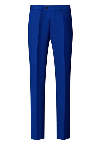 Calças de Terno Masculino M-6XL, Moda Boutique, Cor Sólida, Formal, para Negócios, Noivo, Casamento, Casual