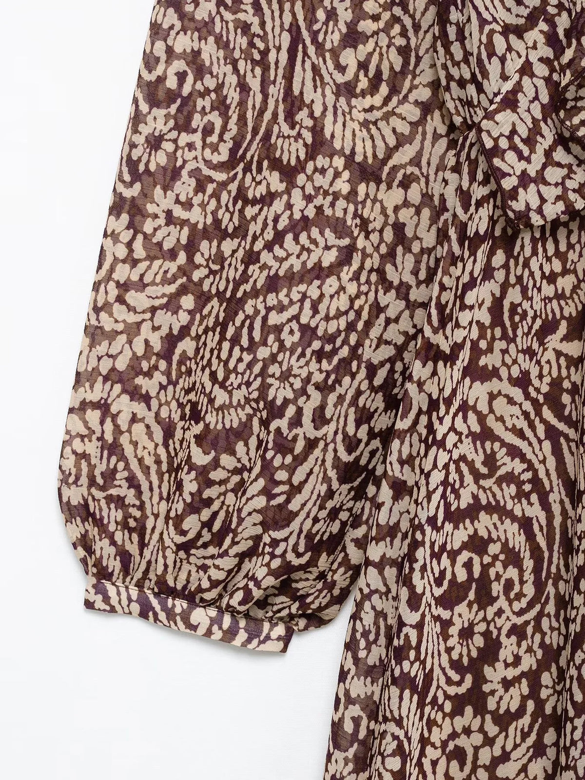 novo produto feminino empilhado decorativo impresso com decote em v midi vestido moda retro padrão impresso saia