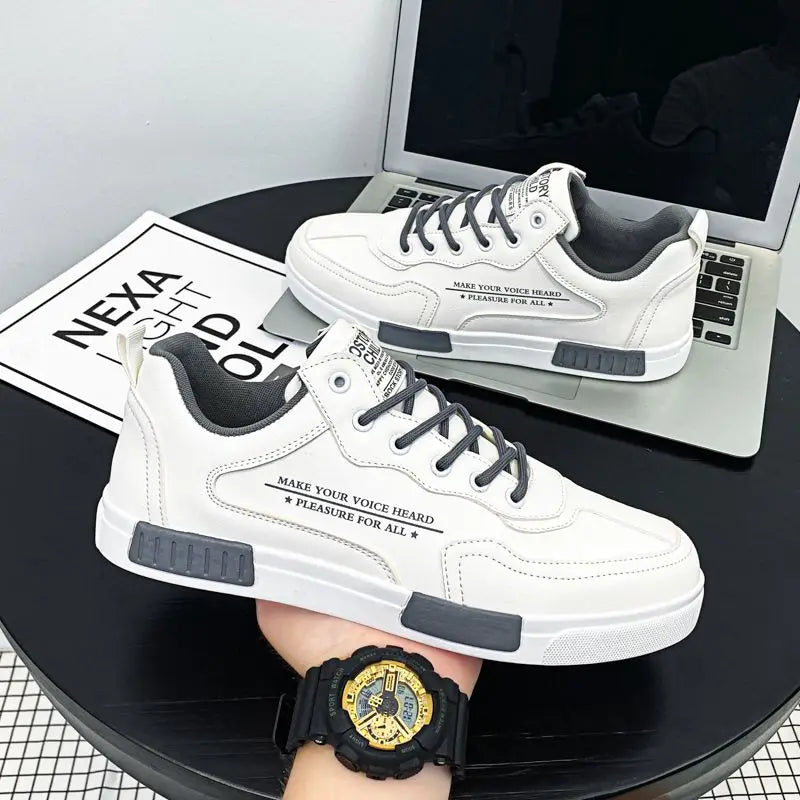 Sapatilhas rasas casuais masculinas, Sapato Masculino Robuço, Clássico Retro, Original, Entrega Gratuita, Confortável, Preço Baixo, Trabalho, Primavera, Outono