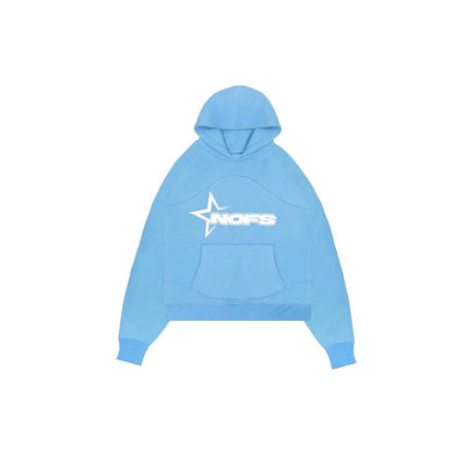 Moletom masculino Y2K Harajuku Hip Hop com estampa gráfica de letras, estilo folgado, modelo punk rock gótico 2024, com blusas, calças e streetwear.