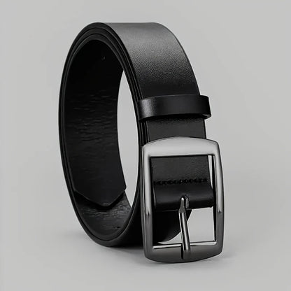 Novo cinto de luxo masculino em couro PU com fivela de metal, de alta qualidade, de marca famosa e com design exclusivo. Ideal para usar com calças jeans e tamanhos grandes.