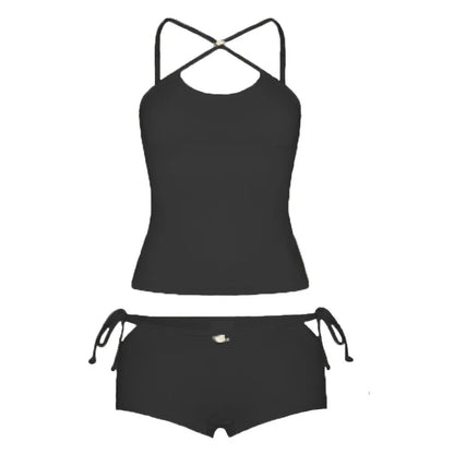 Pijama Coquette feminino, conjunto sexy de 2 peças, alça de espaguete Kawaii, camis, tops, shorts, loungewear vintage, roupas Y2K