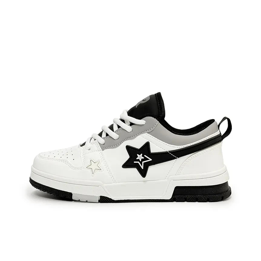 Women Sneakers Man Retro Y2K Star Punk Streetwear Shoes Fashion Skateboard Shoes Couples Soprt Casual Shoes Unisex Tennis
