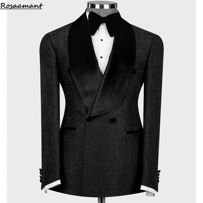 Melhores ternos para homens 2 peças fino ajuste moda masculina casamento smoking blazer jaqueta calça traje homme mariage
