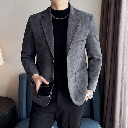 Trajes de Corduroy São Sofisticados, Elegantes, Modernos e Versáteis. São ideais para banquetes casuais, compras, viagens, outono.