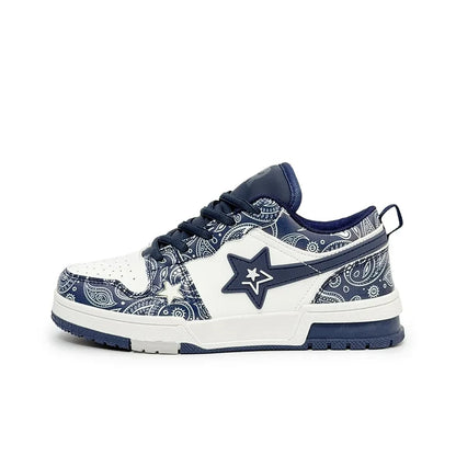 Women Sneakers Man Retro Y2K Star Punk Streetwear Shoes Fashion Skateboard Shoes Couples Soprt Casual Shoes Unisex Tennis