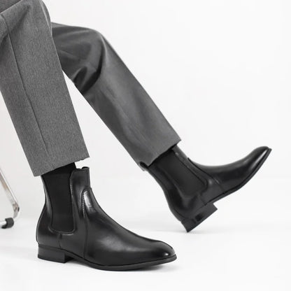 40 ~ 46 Chelsea Botas Masculinas 2024 Marca Confortável Moda Botas Masculinas De Couro # KD431
