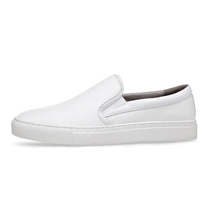 Sapatos Casuais Masculinos de Couro Genuíno, Marca de Luxo, Mocassins Respiráveis, Sapatos Italianos para Dirigir, Slip-on, Chaussure Homme