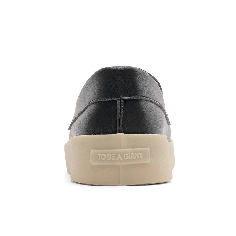 Sapatos de couro masculinos vestidos formais moda sapatos de caminhada de fundo plano leve e confortável sapatos oxford casuais tendência