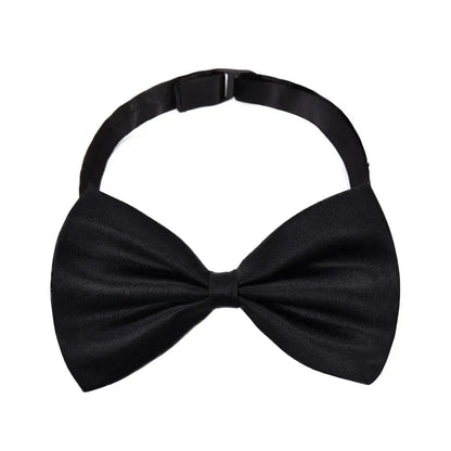Gravatas borboleta para homens, festa de casamento, gravata borboleta preta, gravata clássica ajustável, gravata borboleta de casamento, 1-3 peças