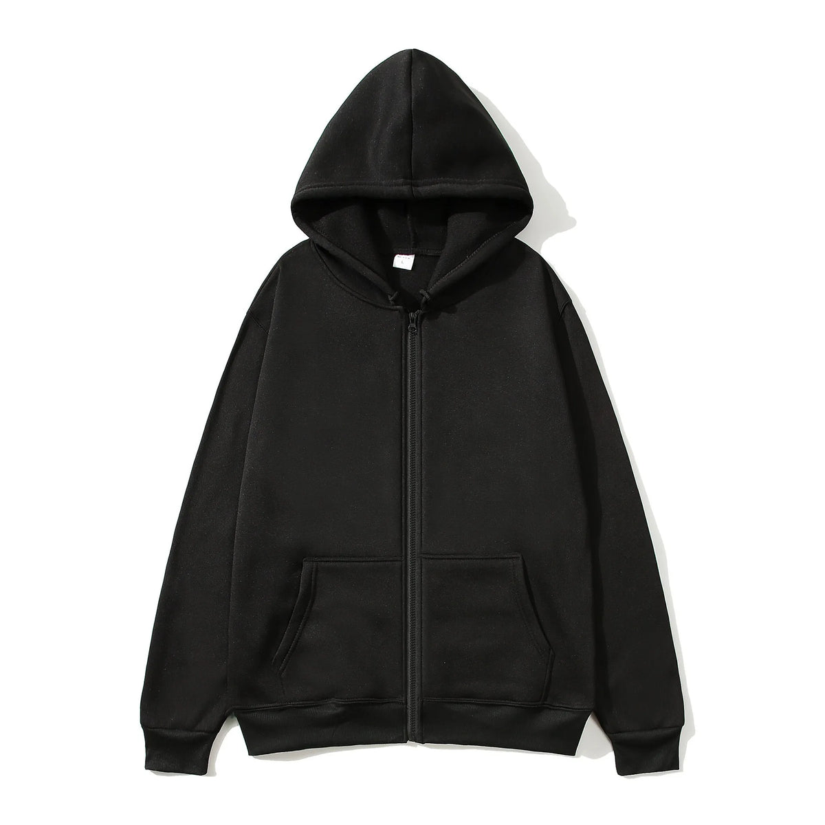 cardigan moletom com capuz cor sólida roupas esportivas top outono e inverno mesma camisa com zíper