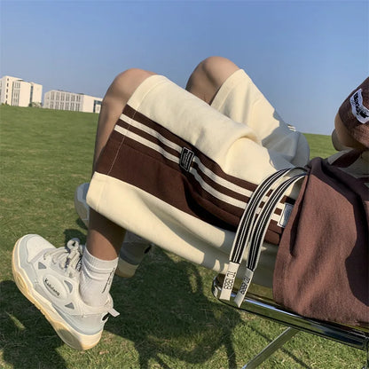 Casual Gym Shorts for Men Summer Joggers Soft Breathable Teens American Fashion Streetwear All-match Basketball Шорты Мужские