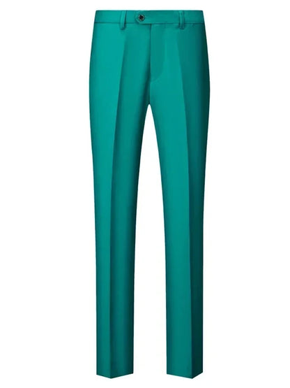 Calças de Terno Masculino M-6XL, Moda Boutique, Cor Sólida, Formal, para Negócios, Noivo, Casamento, Casual