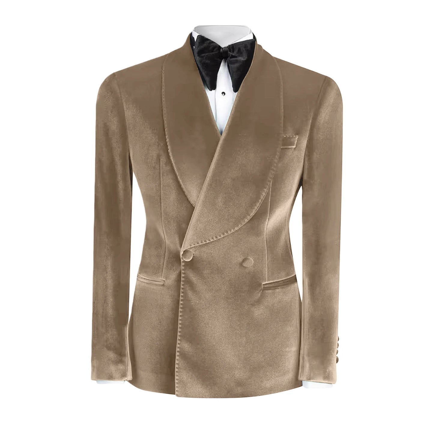 Ternos formais de veludo masculino, blazer duplo breasted, 1 peça, elegante, slim fit, roupas masculinas, casamento, negócios, casacos casuais