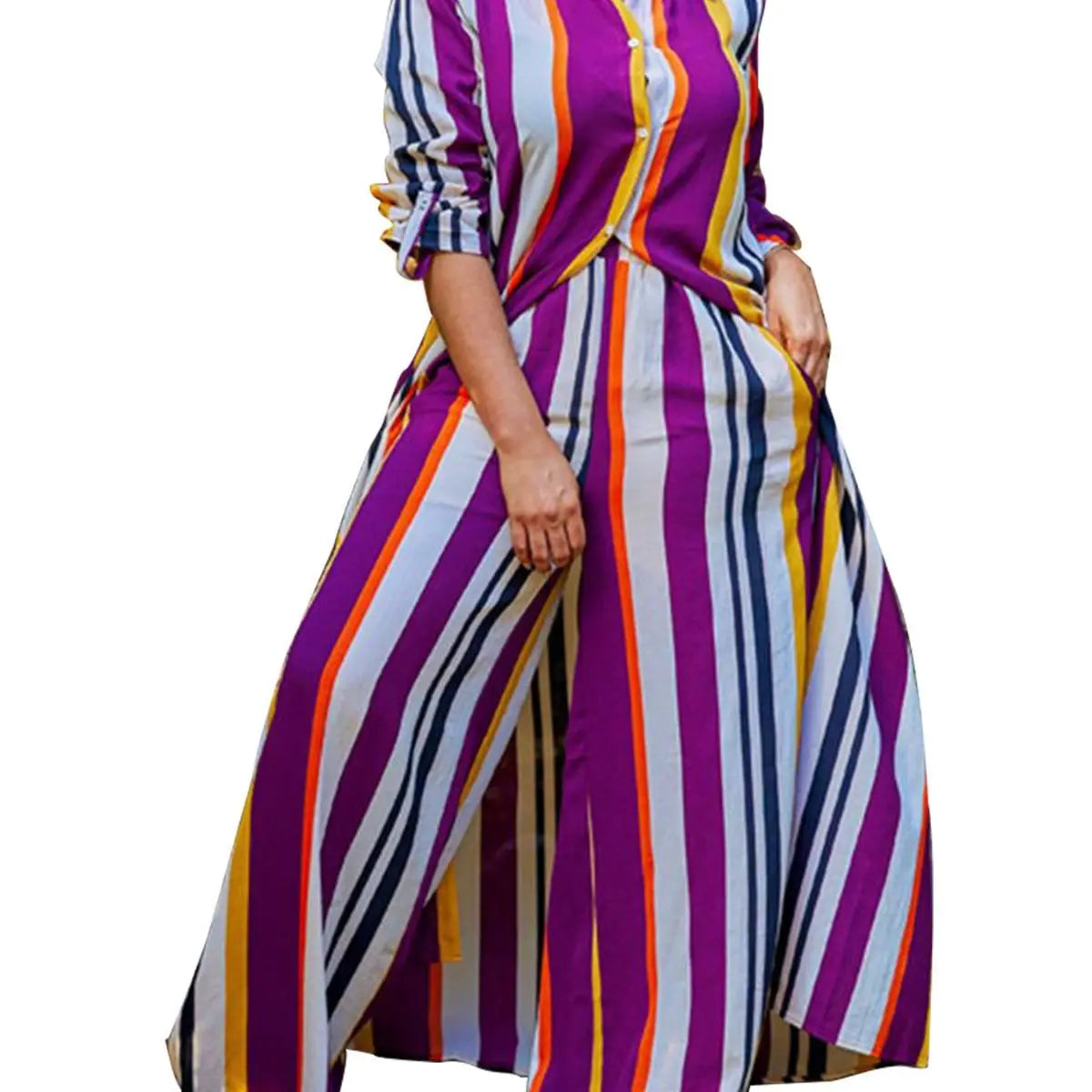 2023 outono primavera africano feminino manga longa com decote em v poliéster 2 peça superior calça longa conjuntos de correspondência XL-5XL roupas africanas femininas