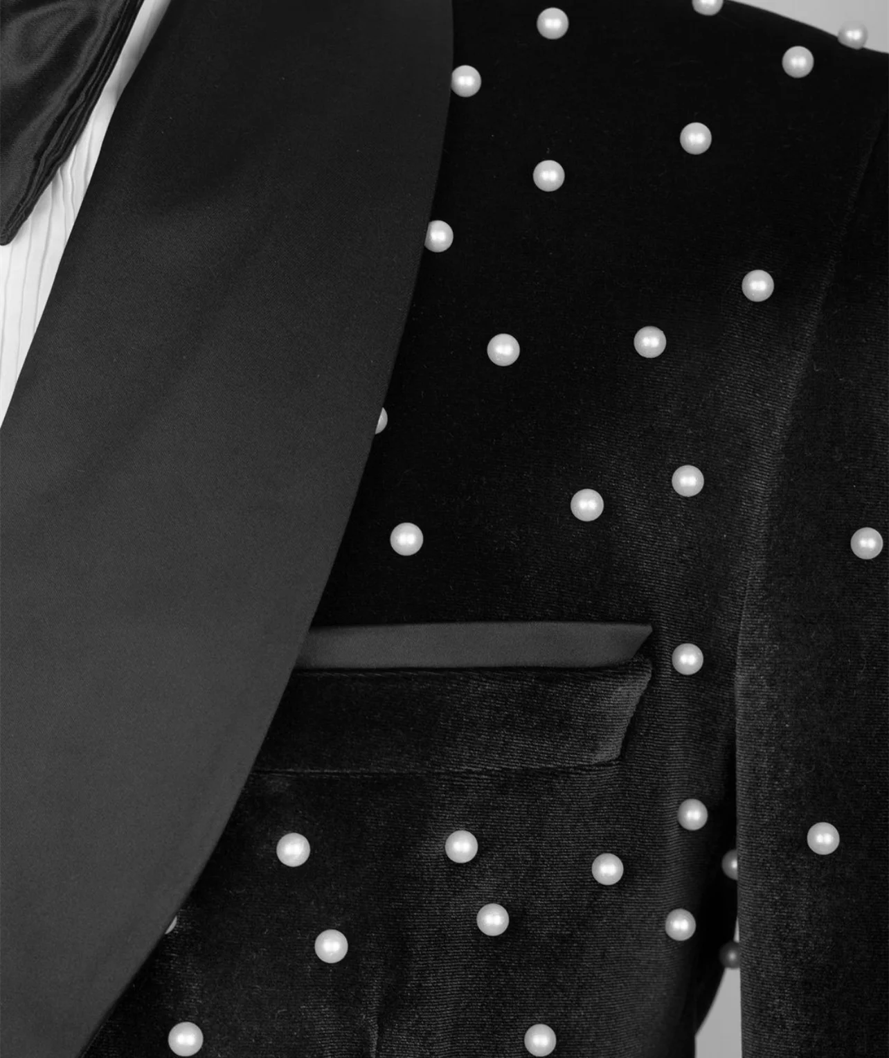 Ternos masculinos de veludo jaqueta slim fit 2 peças/bordado de pérola personalização avançada blazer masculino/moda roupa de noivo de casamento