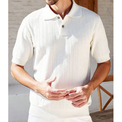 Camisas de Malha Masculinas Tamanho EUA, Camisas de Golfe Casuais com Stretch, Camisa Polo de Manga Curta, Top de Malha Masculino para Verão, Casual e para Festas