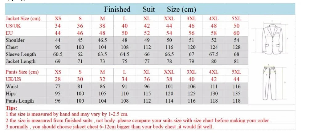 Terno masculino de 2 peças slim fit duplo breasted terno masculino casual blazer jaqueta calças roupa