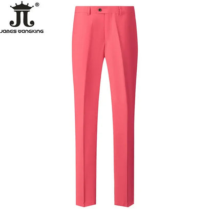 15 cores novo negócio casual terno calças dos homens sólido escritório formal calças dos homens estilo clássico terno calças compridas plus size