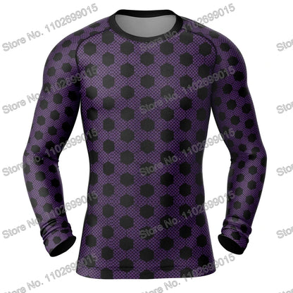 Matador de demônios Surfando Natação Mergulhando Camiseta Espartilho Manga comprida Guarda Erupção Trajes de banho Homens Proteção UV Roupas de surf Praia Tops de Fato Flutuante