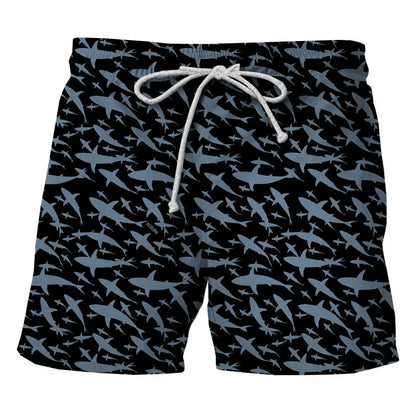 Calção de Banho Havaiano de Secagem Rápida Masculina, Shorts Esportivos para Férias, Estampado 3D Coqueiro, Solto, Moda Verão, 6XL