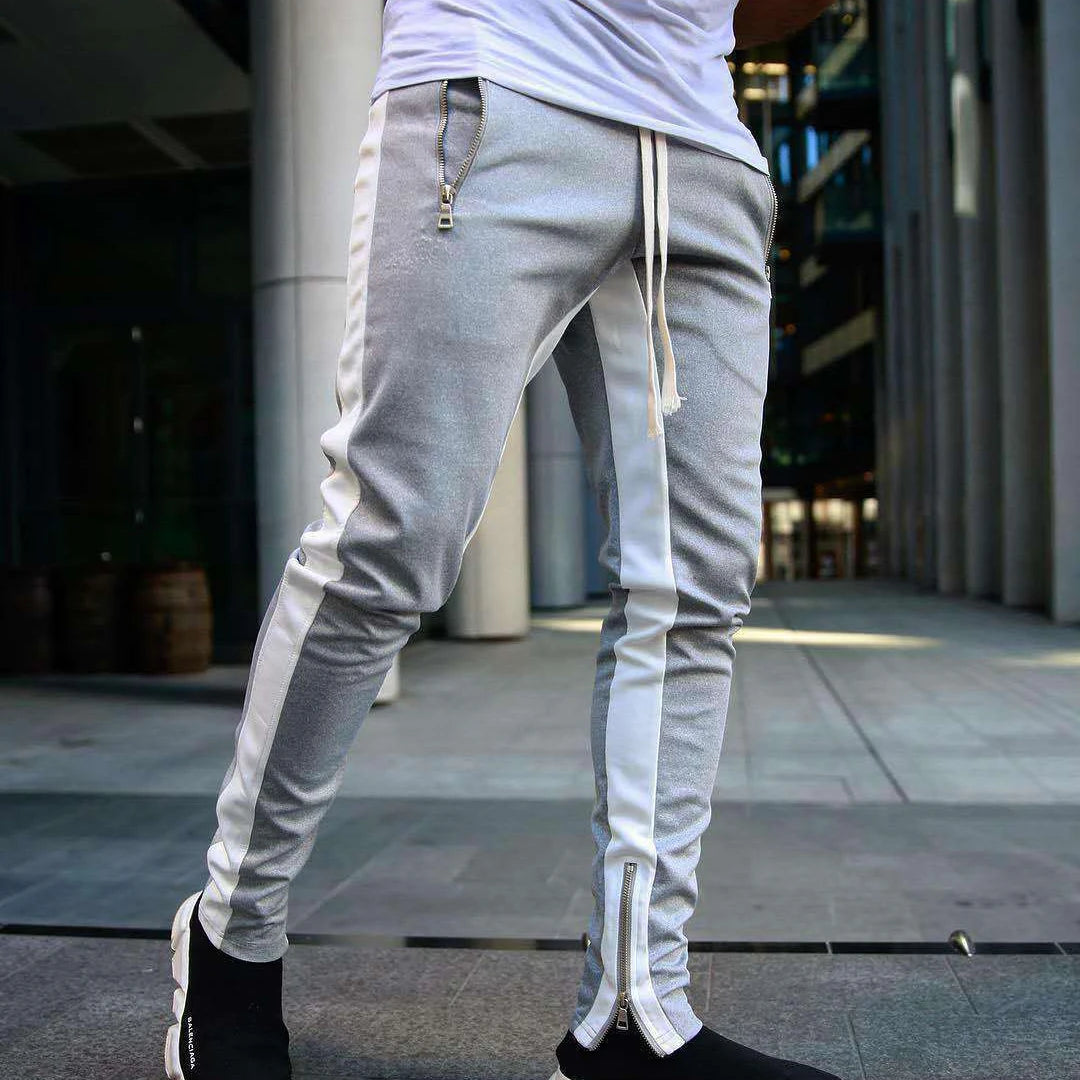 Novas Calças Casuais Masculinas de Tecido Trançado Streetwear Novas Calças de Trabalho com Múltiplos Bolsos