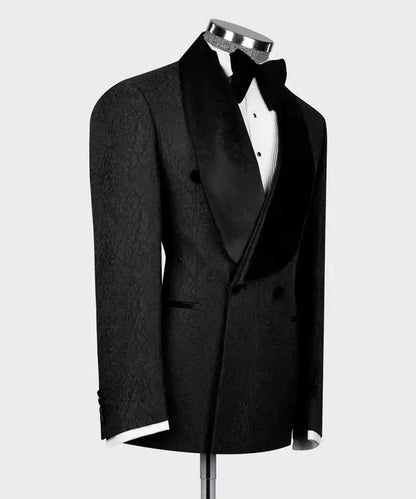 Ternos de Casamento Exquisitos em Jacquard, Conjunto de 1 Peça, Blazer Masculino de Moda, Blazers de Negócios Personalizados