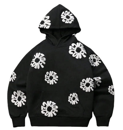 Moletom com Capuz e Estampa em Relevo (Puff Print) – Tecido Grosso (Heavyweight Fleece) – Estilo Urban Streetwear – Casual para o Inverno