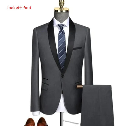 Lapela masculina preto terno conjunto casaco colete calças/negócios padrinhos noivo vestido de casamento fprmal blazer calças