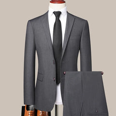 Terno ao ar livre (blazer + calças) moda masculina negócios cavalheiro terno de negócios fino decoração ao ar livre corpo casamento terno casual