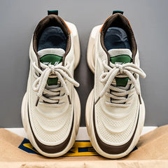 Summer New Men's height-increase Anti-Slip Daddy Shoes for Youth Sneakers Casual Running Shoes thick soled male Sport footwear