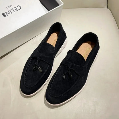 Salto baixo dedo do pé redondo veludo confortável sapatos planos estilo retro primavera nova chegada tamanho grande calçados casuais para adultos